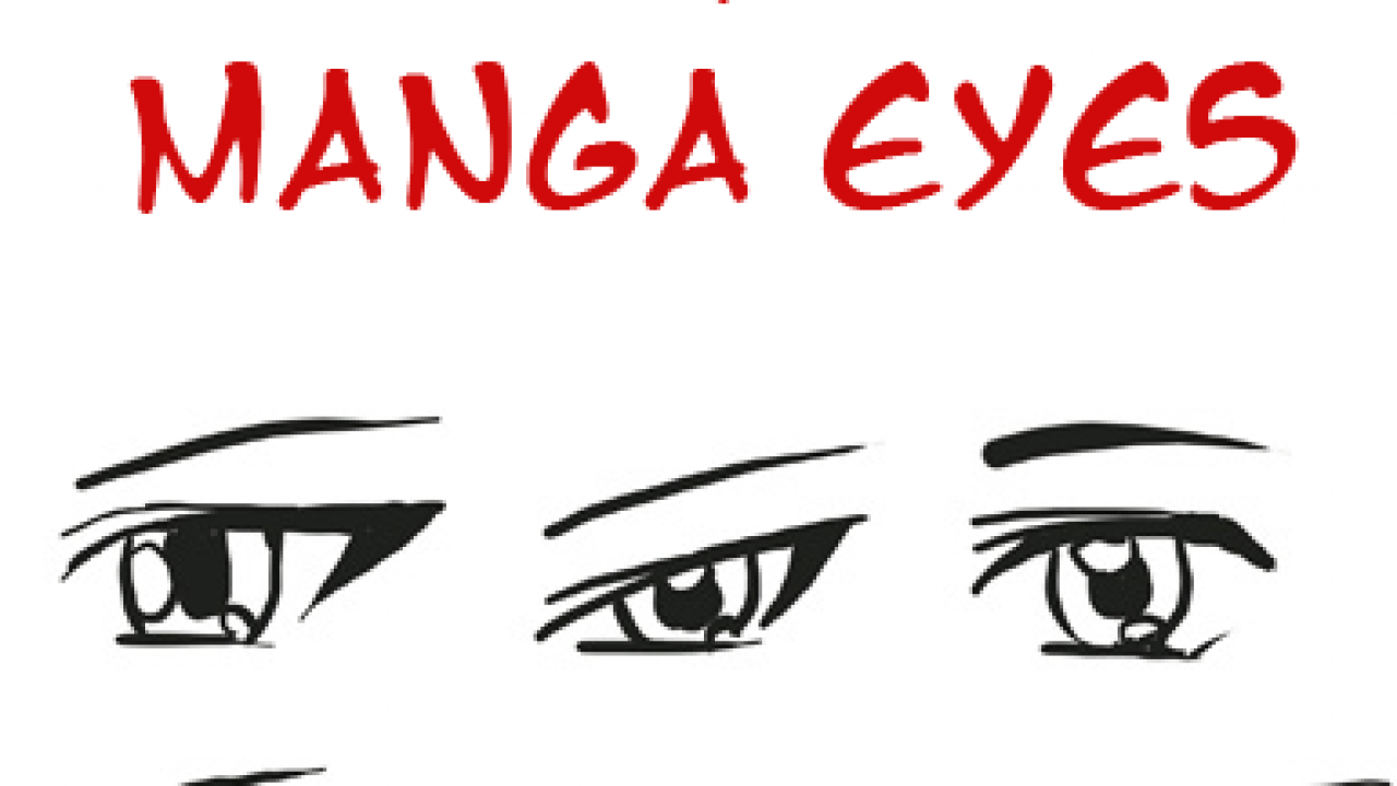 Colorful male eyes Manga anime style male eyes of different colors set on  white background  CanStock
