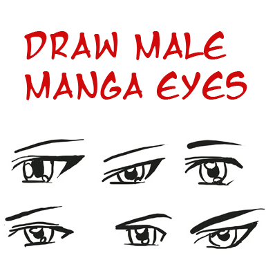 How To Draw Male Anime Eyes From 6 Different Anime Series Step By Step   YouTube
