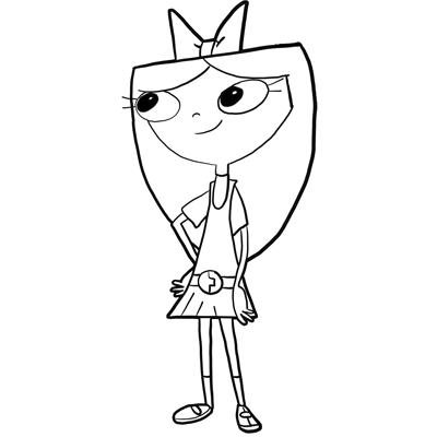 how to draw phineas