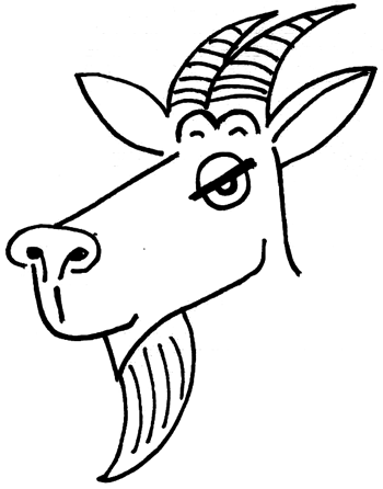 billy goat cartoon