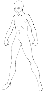How To Draw Anime Male Body Proportion  YouTube