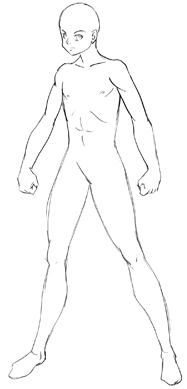 How To Draw Anime Body With Tutorial For Drawing Male Manga