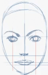 How to Draw Female Faces in Correct Proportions with Easy Drawing ...