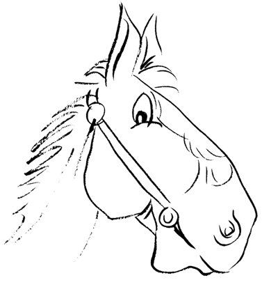 How to Draw Cartoon Horse Head / Face with Easy Step by Step Drawing  Instructions - How to Draw Step by Step Drawing Tutorials