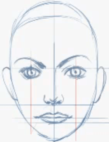 Step 7 Now Draw In More Details Of The Female Girls Face