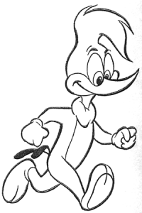 How to Draw Woody Woodpecker with Easy Step by Step Drawing Tutorial
