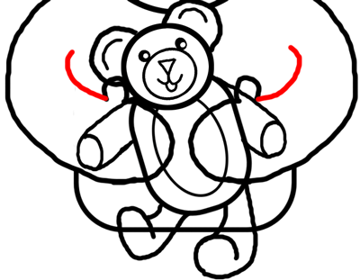 How to Draw Teddy Bears with Easy Cartoon Drawing Lesson - Page 3 of 3