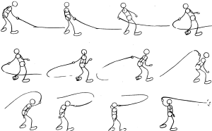 How to Animate a Character Snapping a Whip - How to Draw Step by Step