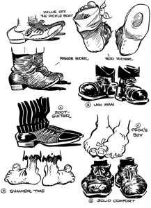 How to Draw Cartoon Feet & Shoes When Drawing Comics Cartooning Lesson ...