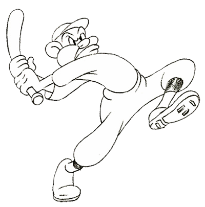 Baseball Player Drawing Tutorial - How to draw Baseball Player step by step