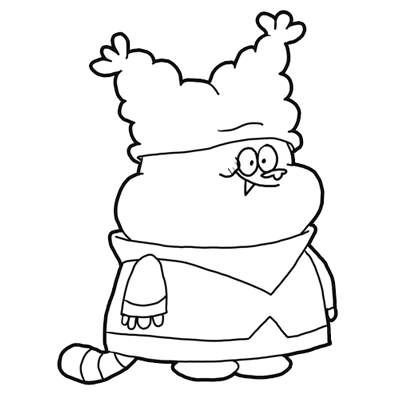 flapjack and chowder coloring pages