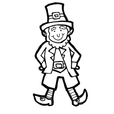 Draw a Leprechaun St. Patrick's Day Activity