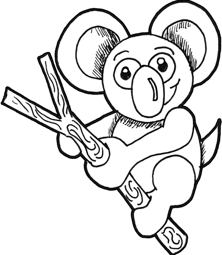 Cute Koala Drawing - How To Draw A Cute Koala Step By Step