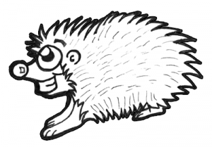 How To Draw Cartoon Porcupines With Easy Step By Step Drawing Lesson 