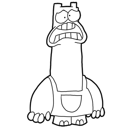 chowder coloring pages free