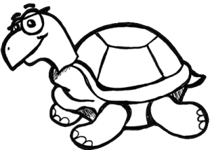 How to Draw Cartoon Turtles with Easy to Follow Drawing Lesson – How to ...