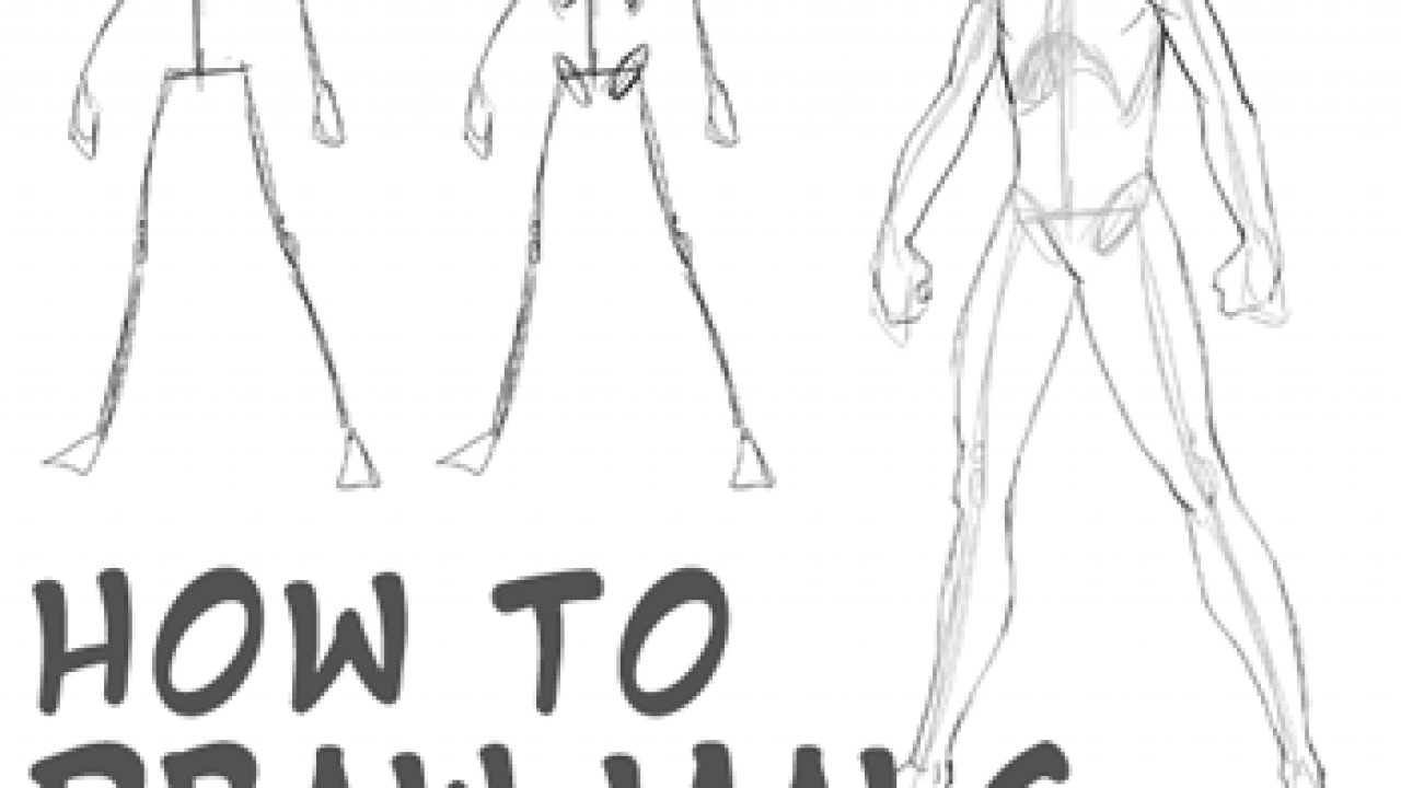 How To Draw Anime Body With Tutorial For Drawing Male Manga Bodies