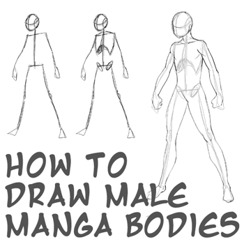 anime boy body structure