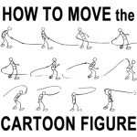 How to Animate and Move the Cartoon Figure with Cartooning & Animating