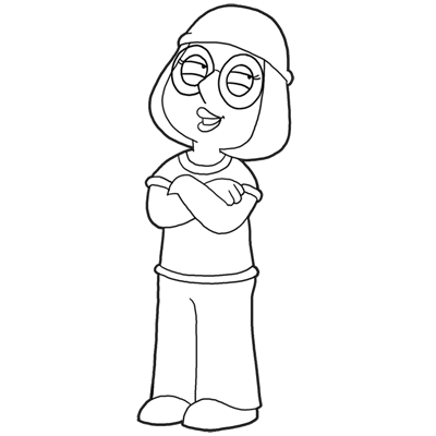 family guy coloring pages meg