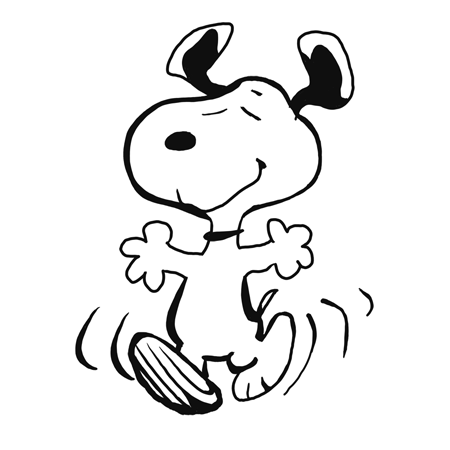 Snoopy Charlie Brown danse