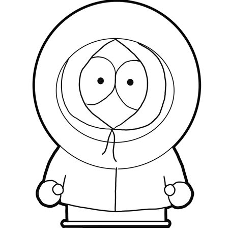 How to Draw Kenny from South Park with Easy Step by Step Drawing Lesson   Page 2 of 2  How to Draw Step by Step Drawing Tutorials