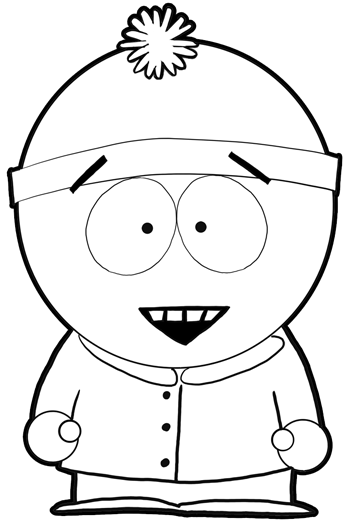 How to Draw Stan Marsh from South Park with Easy Step by Step Drawing