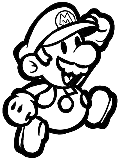 how to draw mario