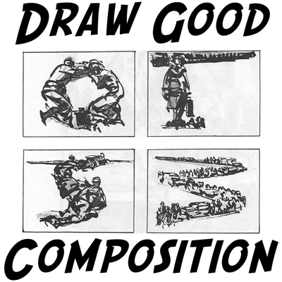 Drawing tip #2: Play with Composition — BlackBeak studios