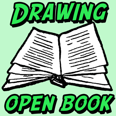 Weekly : Doodles and tuts: Drawing an open book