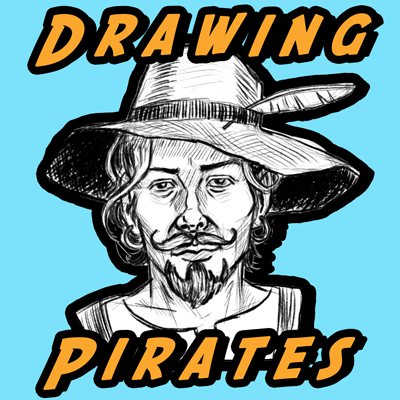 pirates of the caribbean logo drawing