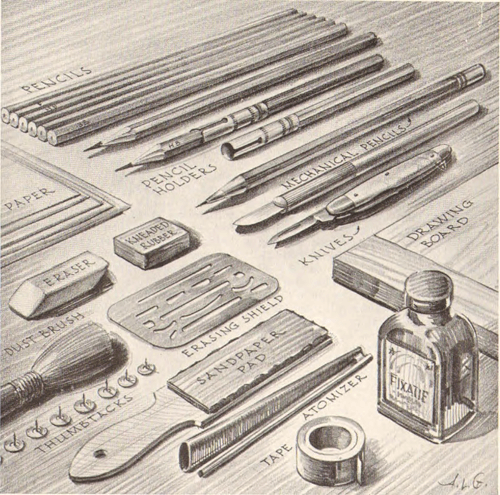 Drawing Supplies for Artists