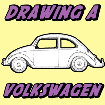 How To Draw A Volkswagen Beetle Punch Buggy With Easy Drawing