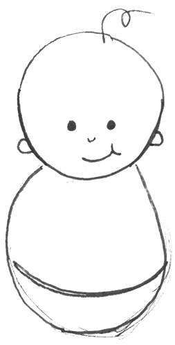 New Baby Sketch Drawing Easy with simple drawing