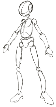 Step 1 How To Draw Manga Anime Robots Step By Step How To Draw Step By Step Drawing Tutorials