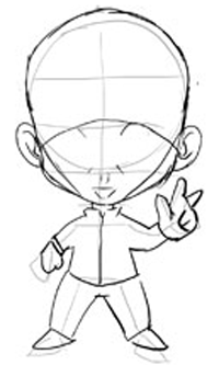 How to Draw a Little Anime Boy - Easy Step by Step Tutorial