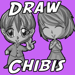 anime chibi girl and boy