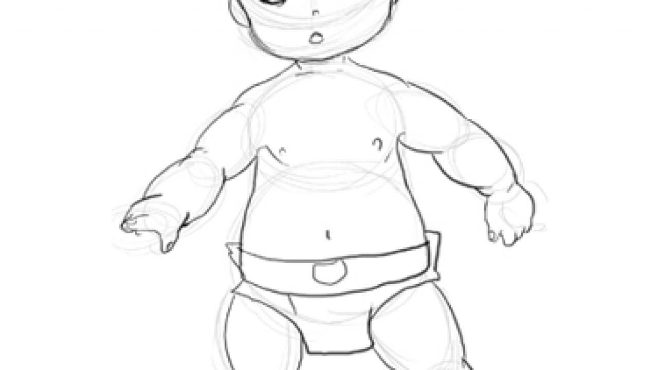draw a cute baby drawing?thats my drawing how it is?​ - Brainly.in