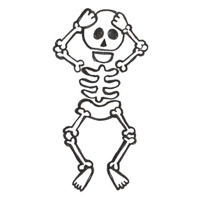 How to Draw Cartoon Skeletons with Step by Step Drawing Lesson for  Halloween | How to Draw Step by Step Drawing Tutorials