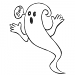 How to Draw Ghosts with Easy Step by Step Drawing Lesson – How to Draw ...