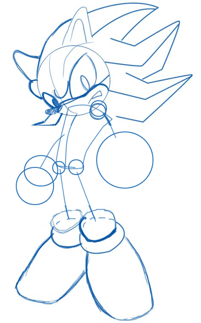 How To Draw Shadow, Sonic The Hedgehog