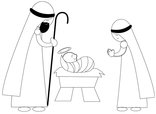 Merry Christmas birth of baby Savior Jesus  Stock Illustration  83142916  PIXTA