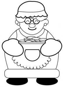 How to Draw Mrs. Clause for Christmas with Easy Step by Step Drawing ...