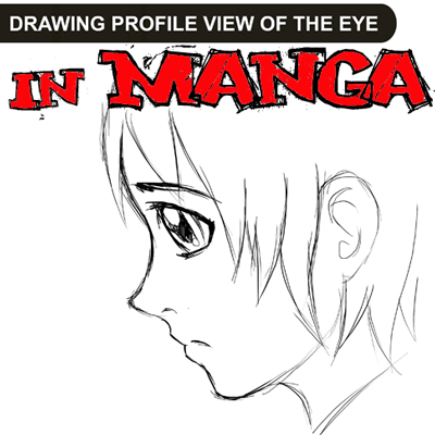 How to Draw Eyes 3/4 View in Manga / Anime Illustration Style Drawing  Lesson - How to Draw Step by Step Drawing Tutorials