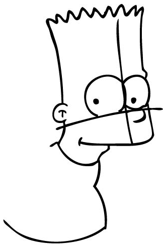 How to Draw Bart Simpson Jumping with Easy Steps Drawing Tutorial from ...