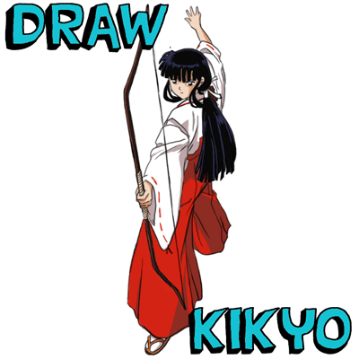 How to Draw Kikyo aka Kikyou from Inuyasha with Easy Steps Manga Tutorial