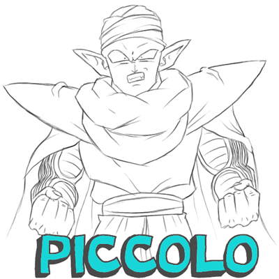 Character inspired by Dragonball - Dragon Ball Kids Coloring Pages