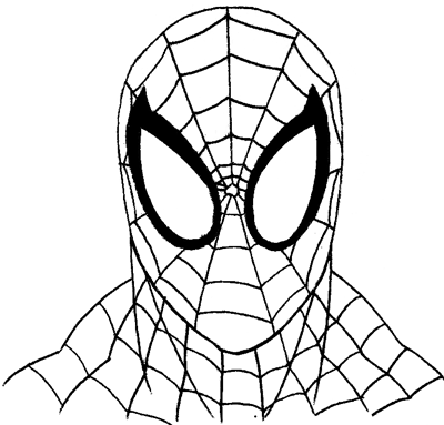 Spider-Man Venom Drawing, iron spiderman, white, face png | PNGEgg