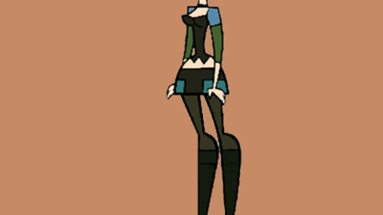 Gwen Total drama island 3D model 3D printable