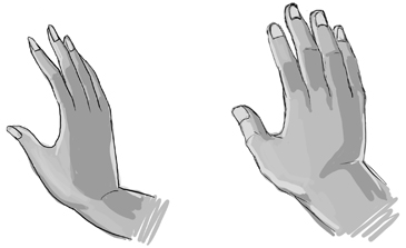 Drawing Anime Hands With an Open Palm – Anime Hands